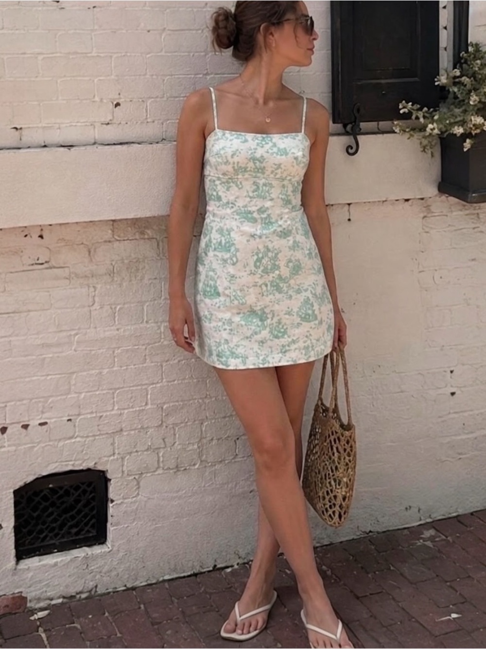 Avec Les Filles Sea Print Mini Dress Size 14